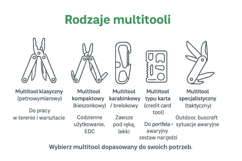 Podstawowe rodzaje multitooli