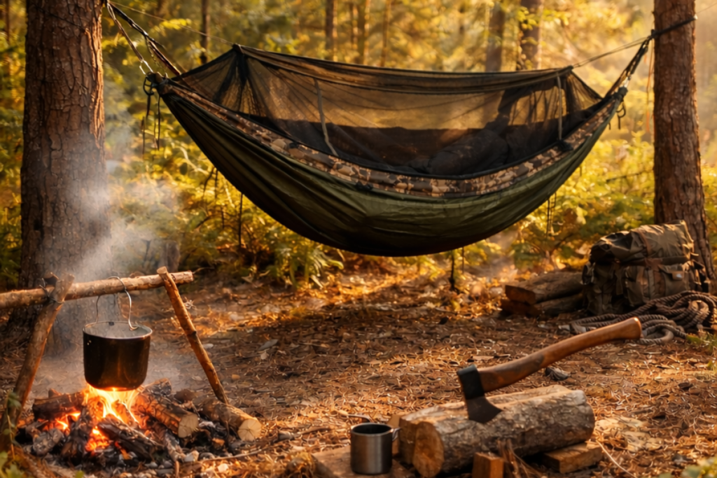 Hamak survivalowy — kiedy to wygodniejsza alternatywa dla namiotu?